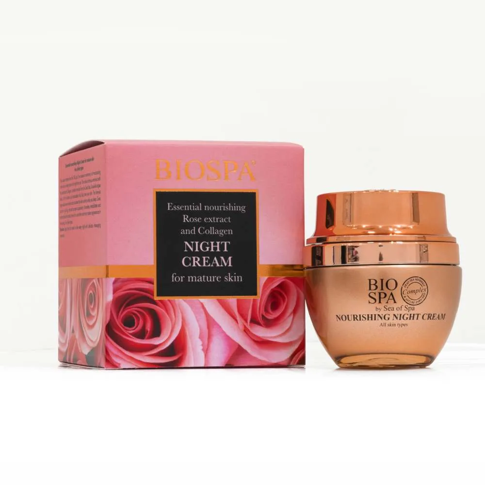 Bio spa-night cream collagen and rose