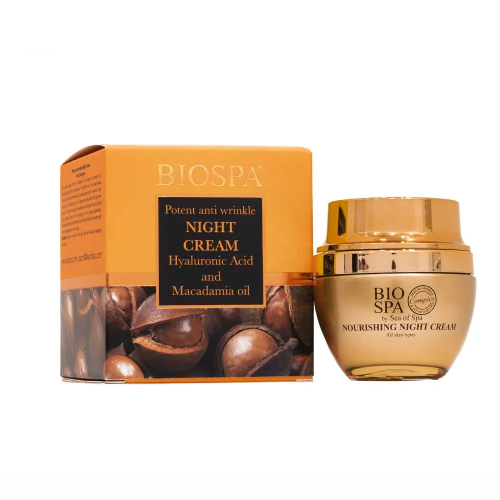 Bio Spa Anti-Wrinkle Night Cream Macadamia Oil & Dead Sea Minerals