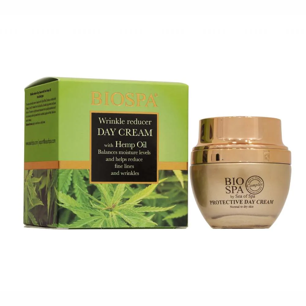 Bio spa-day cream anti-ageing pure hemp oil
