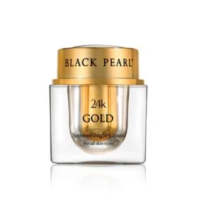 Black Pearl-24K Gold Supreme Night CreamFor All Skin Types-30ml